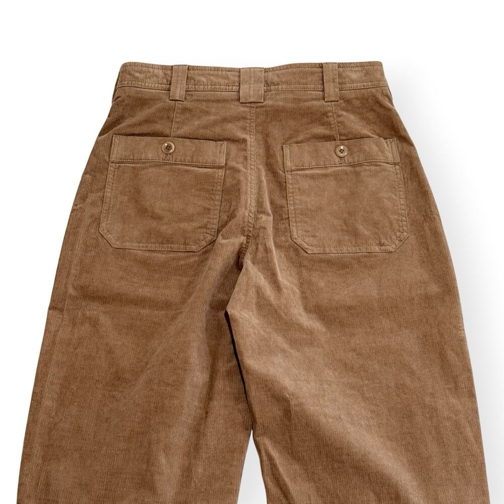 NWT Banana Republic The Corduroy Barrel Pant Womens Size 4 Cargo Camel Tan - Picture 7 of 10